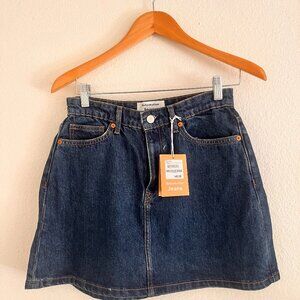 NWT: Reformation Lydia High Rise Denim Miniskirt | SIZE 26